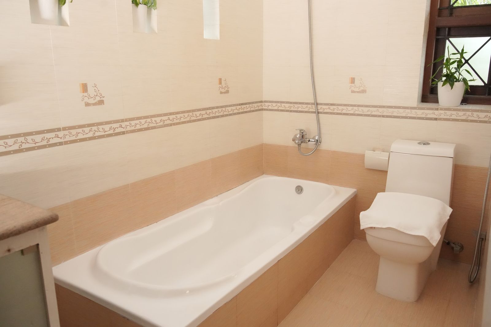The bathtub in The Nest