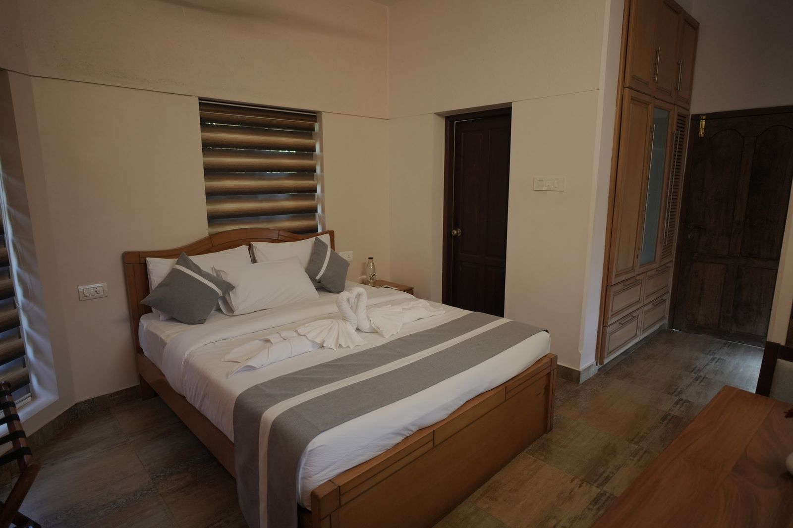 The bed in The Sanctuary